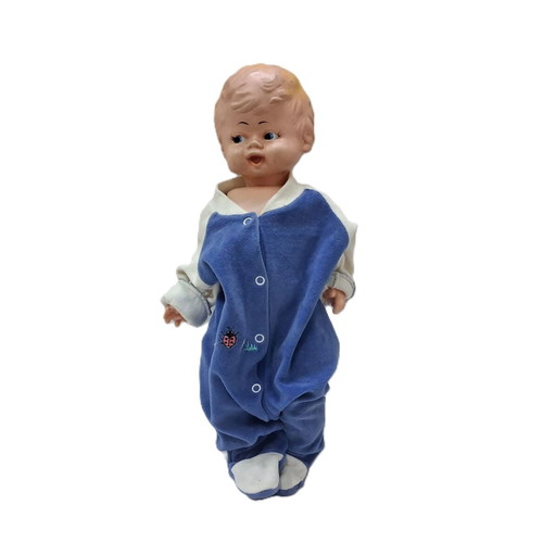Vintage baby doll 43 cm used, vinyl and rubber