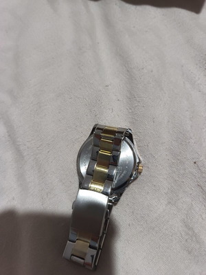 Wachs Man Auriol watch like new, water resistant 5 bar, black and gold