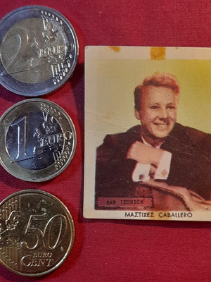 Van Johnson vintage Caballero chewing gum promotional card