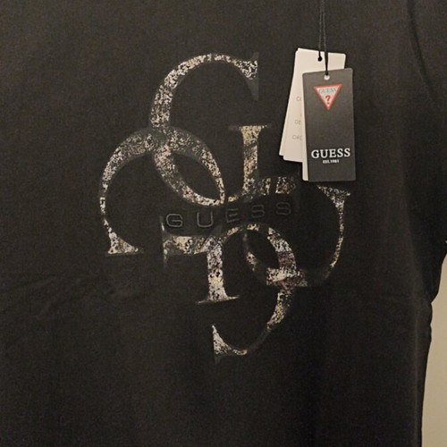 Guess men's T-shirt, black, size M, new