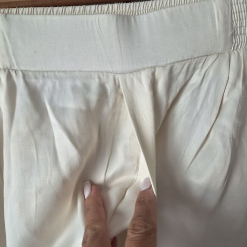 Zara satin high-waist pants size M like new, champagne color