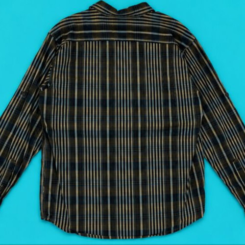 Columbia striped long-sleeve shirt like new, size M, multicolor