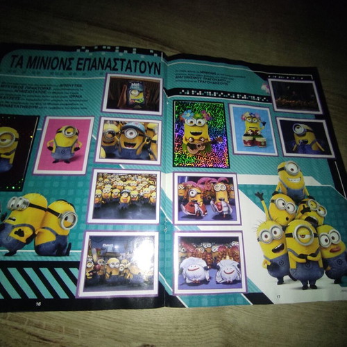 Topps Despicable Me 3 Sticker Album used, completed