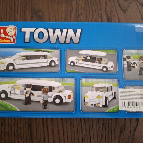 Sluban Town M38-B0323 used, 135 pieces compatible with Lego