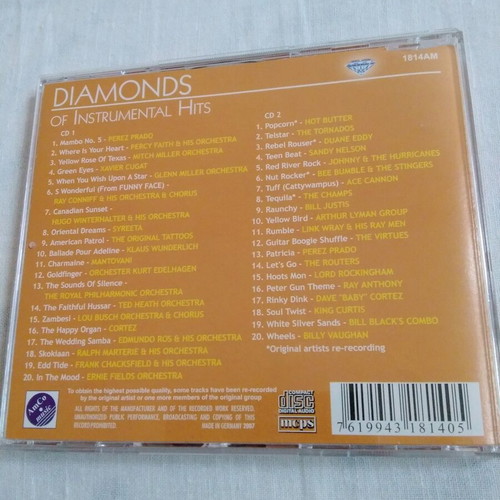 Diamonds of Instrumental Hits 2CD used