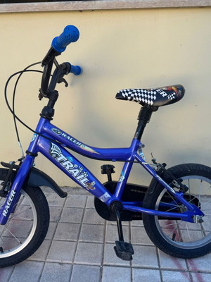 Παιδικό ποδήλατο, μπλε, για ηλικίες ως 7 ετών