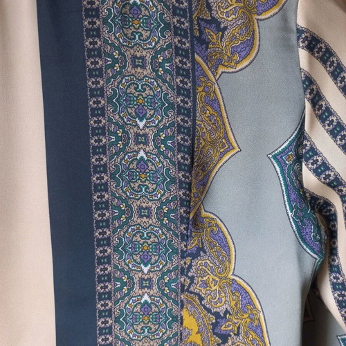 Vilagallo shirt like new, blue and green