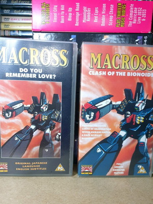 Macross VHS tapes like new, Robotech anime