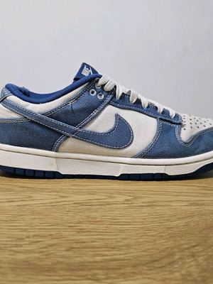 Nike Dunk low Shashiko used, size 43, blue