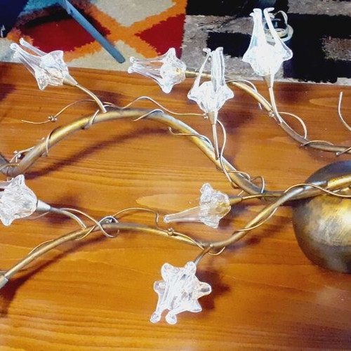 Ceiling multi-light bronze metal lamp Krina like new