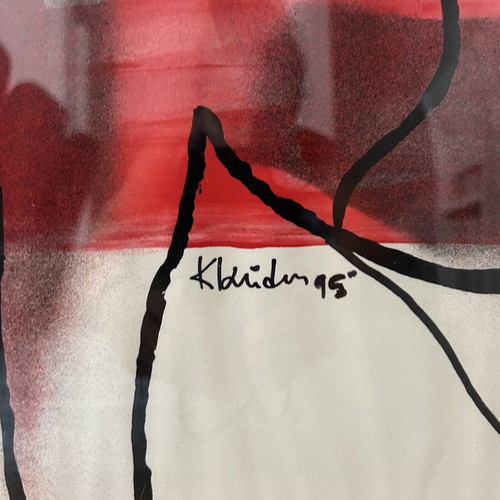 Painting Klaudios95 used, framed 60x80 cm