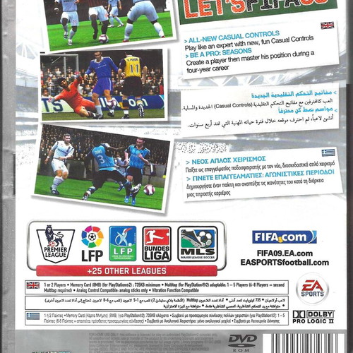 FIFA 09 PlayStation 2 like new, Complete In Box