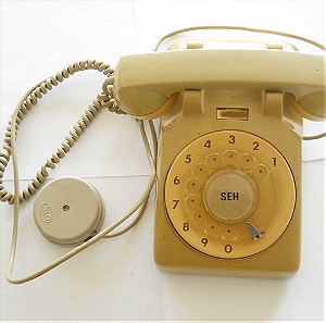 Παλιό συλλεκτικο σταθερο τηλεφωνο SEH .Ετος 1979