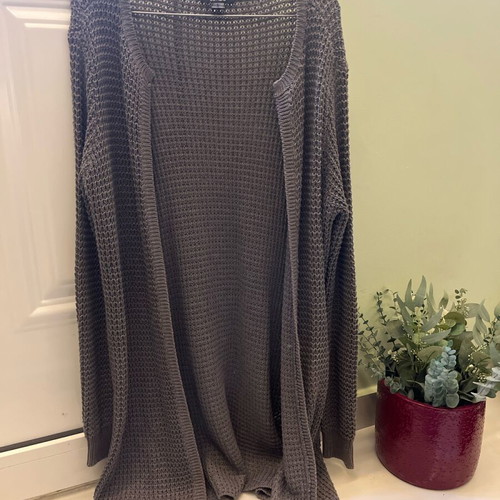 Gray knitted cardigan Esmara like new, size S (36/38)