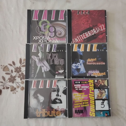 CDs with Greek and foreign music like new, pack of 30
