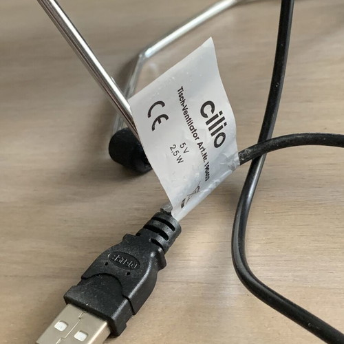 Metal desk fan new