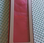 Pierre Cardin tie and pocket square set new, fuchsia silk