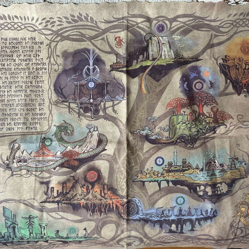 God of War Ragnarok Map of the Realms new