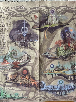 God of War Ragnarok Map of the Realms new