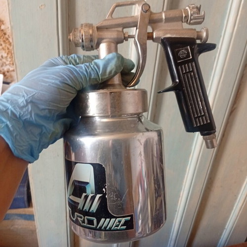 Asturo spray gun with aluminum container like new