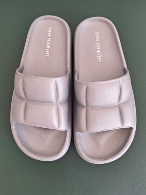 SaveYourFeet Anatomical Slippers Grey new, sizes 38-39