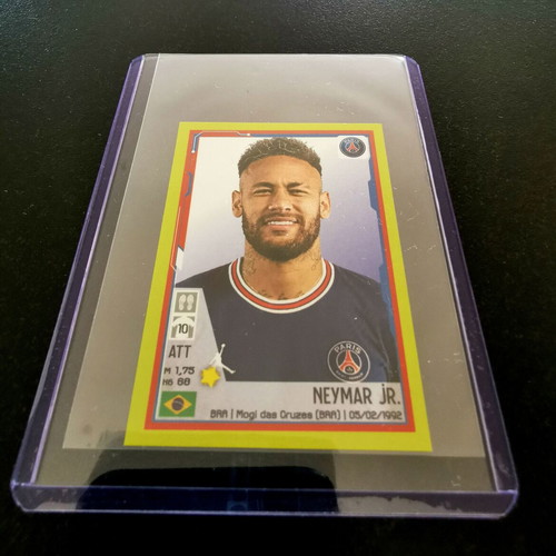 Neymar Jr Panini FOOT 2022 Sticker #358 PSG Brazil Original New
