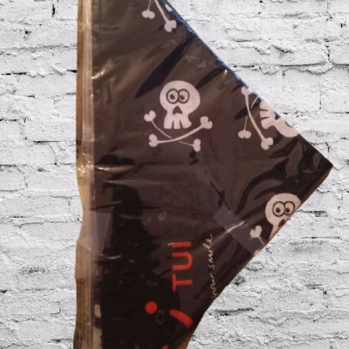 Black bandana scarf new