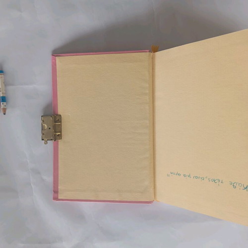 Vintage personal diary used from the 1980s