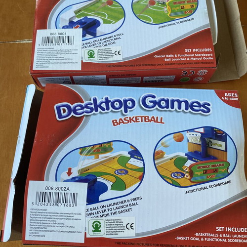 Zita Toys Desktop Games Soccer and Basketball set