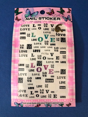 NAIL STICKER καινούργιο, 15 x 9 εκ