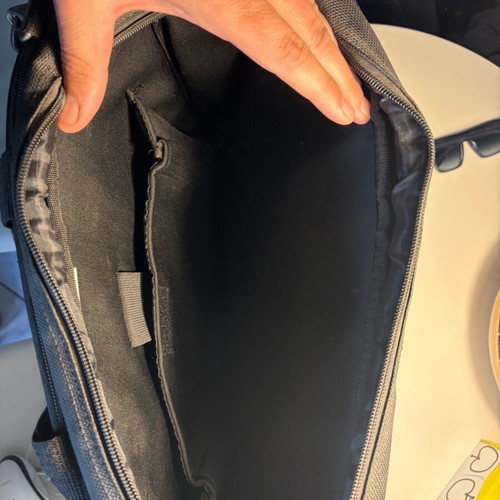 HP laptop bag used, black