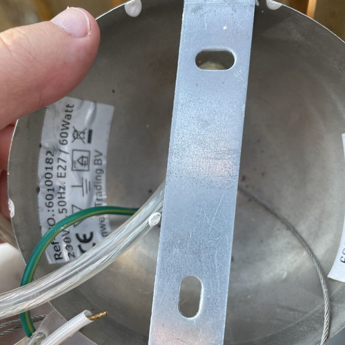 Aluminium Space Age design pendant lamp, 30 cm