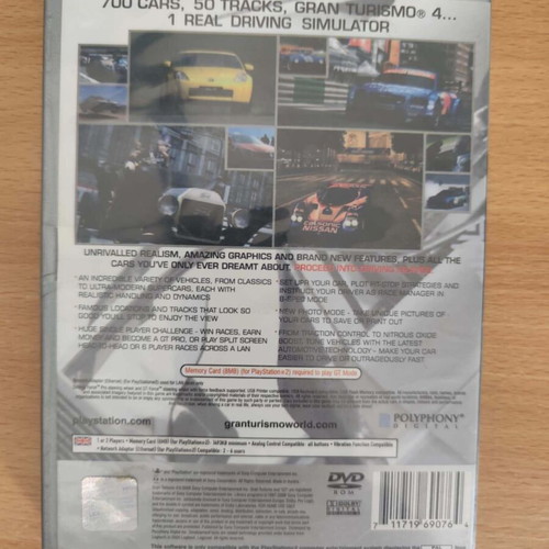 Gran Turismo 4 PS2 game used, case and manual only