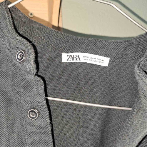 Zara black t-shirt used, size M