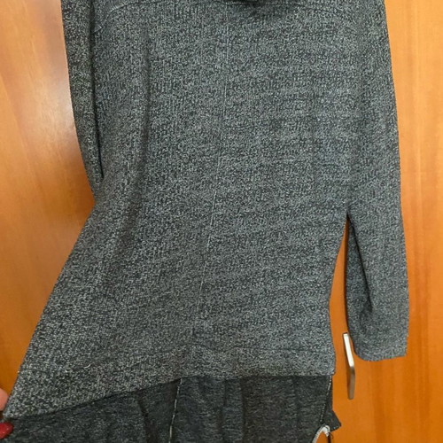 Pull & Bear unisex cardigan used gray with hood