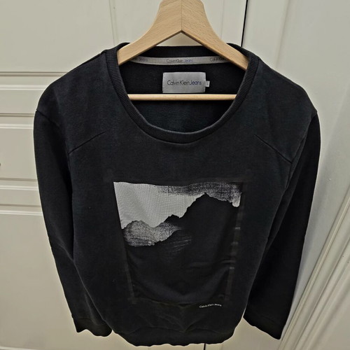 Calvin Klein sweatshirt size L used, black