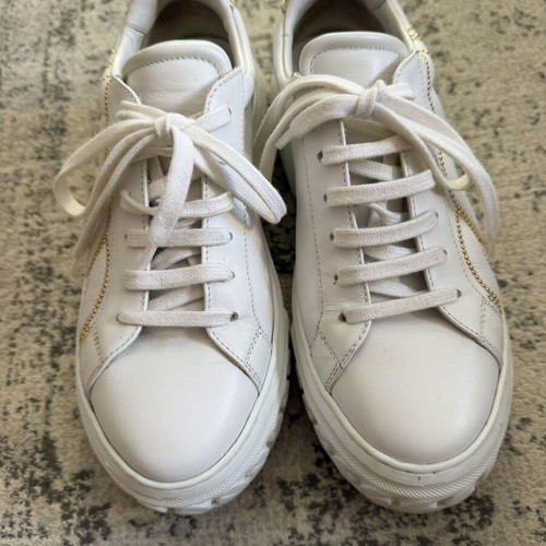 Casadei sneakers white used, size 37, athletic style