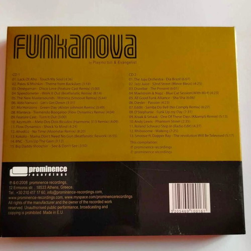 Funkanova 2 CDs like new, jazz