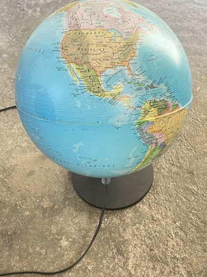 Globe with light used, functional