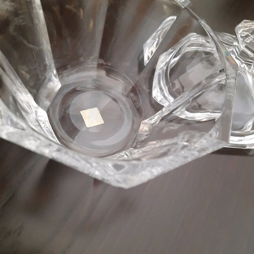 Glass fondant dish for chocolates used