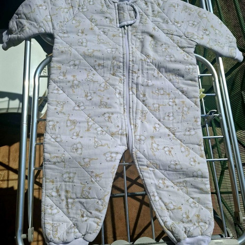 Baby Star sleeping bag white-beige with bears No 1 like new