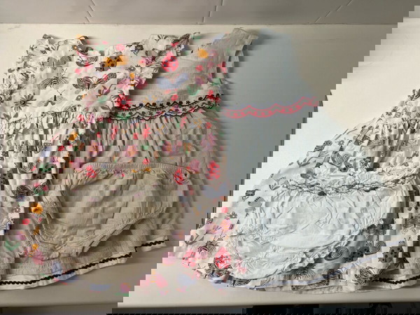 2 βρεφικα φουστανια 9-12 μηνων mothercare