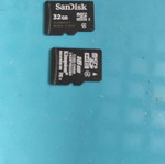 Micro SD card pack of two, 32GB and 16GB
