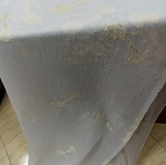 Κουρτίνα Ιταλίας καινούργια, ύφασμα πάγου με χρυσό στόλισμα