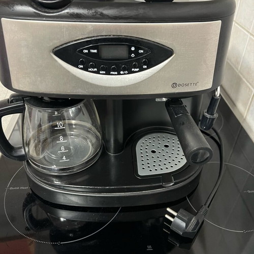 Dosette espresso and French coffee machine like new