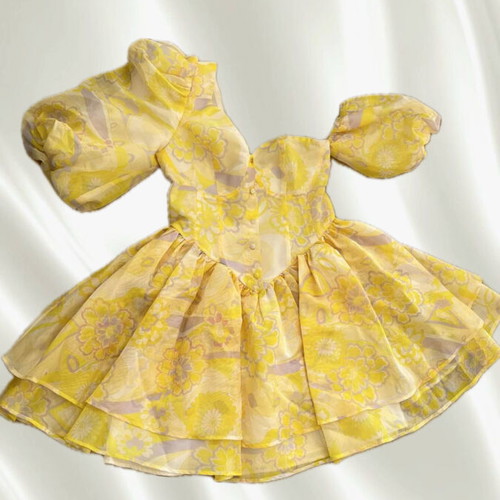 Asos women's dress size M like new, yellow