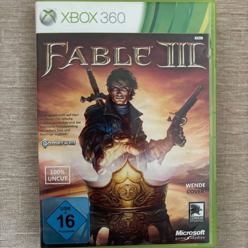 Fable III Xbox 360 PAL used complete