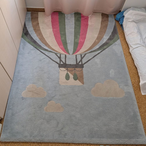 Balloons Saint Clair Paris children's rug used 150 x 200 cm