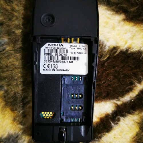 Nokia 7250 blue used, functional