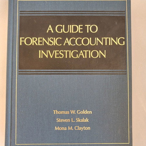 A Guide to Forensic Accounting Investigation 2005 hardcover like new
